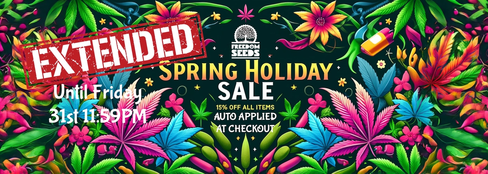 Spring holiday sale(extended)